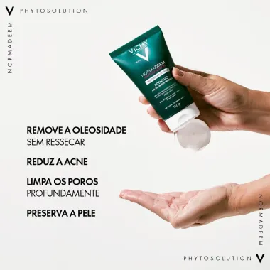 Normaderm Phytosolution Vichy Gel Intensivo de Limpeza Profunda