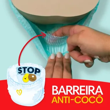 Fralda Infantil Pampers Premium Care Pants Tamanho XXG 60 Unidades Descartáveis