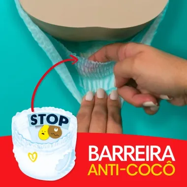 Fralda Pampers Pants Ajuste Total Tamanho M 84 Unidades