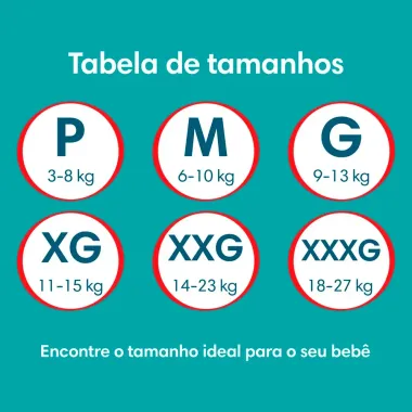 Fralda Pampers Pants Ajuste Total Tamanho XXG com 60 Unidades