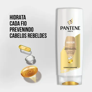 Shampoo Pantene Hidratação 350ml + Condicionador 175ml