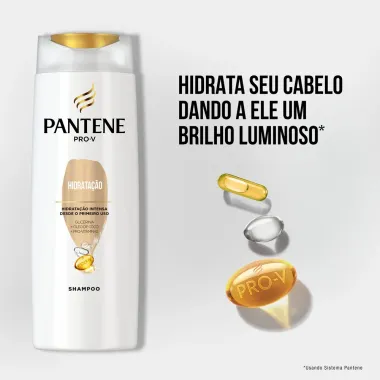 Shampoo Pantene Hidrata&ccedil;&atilde;o 350ml + Condicionador 175ml