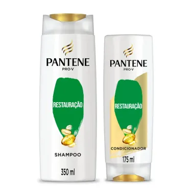 Kit Shampoo Pantene Restaura&ccedil;&atilde;o 350ml + Condicionador 175ml