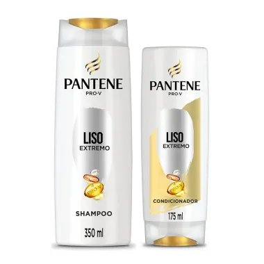 Shampoo Pantene Liso Extremo 350ml + Condicionador 175ml