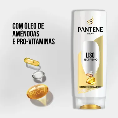 Shampoo Pantene Liso Extremo 350ml + Condicionador 175ml
