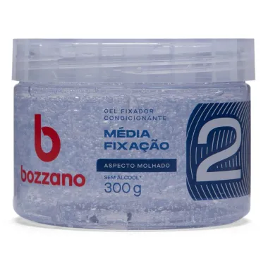 Gel Bozzano Condicionante Fixação Média com Aspecto Molhado 300g