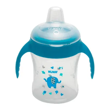 Caneca Treinamento Decorada Kuka Fun Azul 200ml