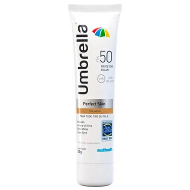 Protetor Solar Umbrella Perfect Skin FPS 50 Tom Médio 50g
