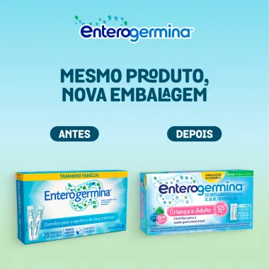 Probiótico Enterogermina 5ml Tamanho Família 20 Frascos