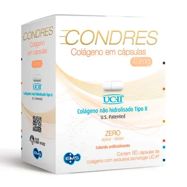 Colágeno Condres 40mg 90 Cápsulas