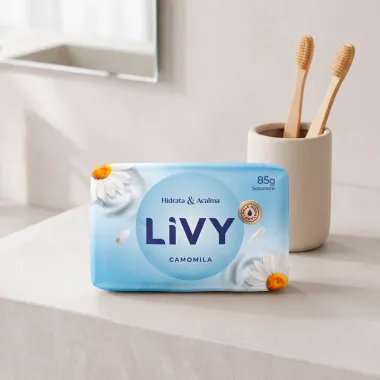 Sabonete em Barra Livy Hidrata e Acalma Camomila 85g