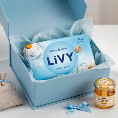Sabonete em Barra Livy Hidrata e Acalma Camomila 85g