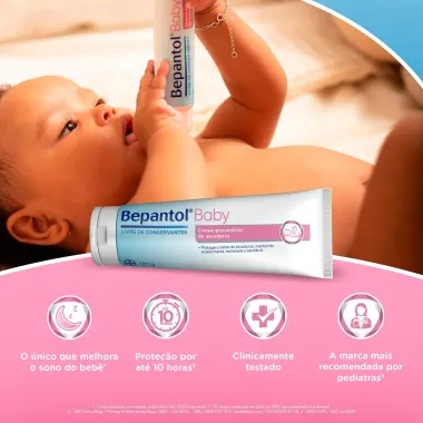 Kit Bepantol Baby Creme Antiassaduras para Bebês 120g Cada com 25% de Desconto na 2ª Unidade