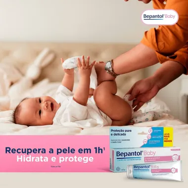 Kit Bepantol Baby Creme Antiassaduras para Bebês 120g Cada com 25% de Desconto na 2ª Unidade