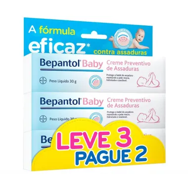 Bepantol Baby Creme Contra Assadura 30g  Leve 3 Pague 2