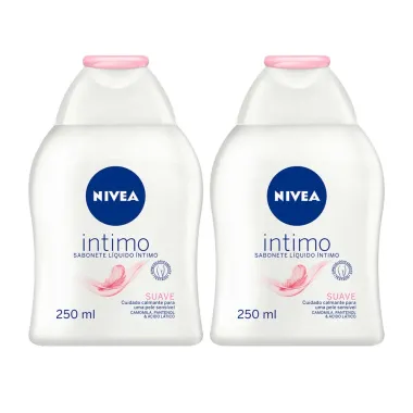 Sabonete L&iacute;quido &Iacute;ntimo Nivea Suave Camomila 2 Unidades 250ml cada
