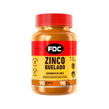 Zinco Quelato FDC 90 Cápsulas