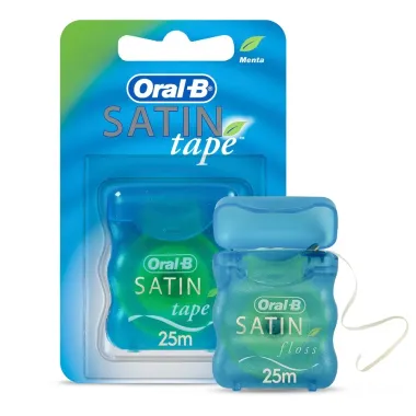 Fita Dental Oral-B Satin Tape Menta 25m