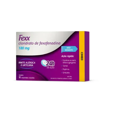 Fexx 180mg com 10 Comprimidos