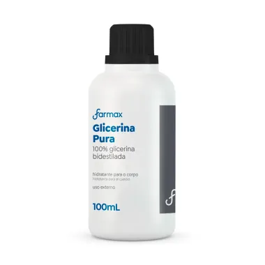 Glicerina Pura Bidestilada Farmax 100ml Frasco