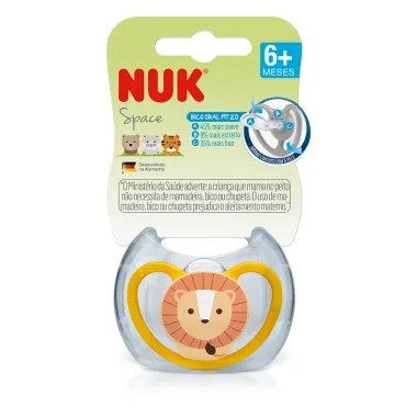 Chupeta Nuk Space Silicone Boy S2 de 6 a 18 Meses