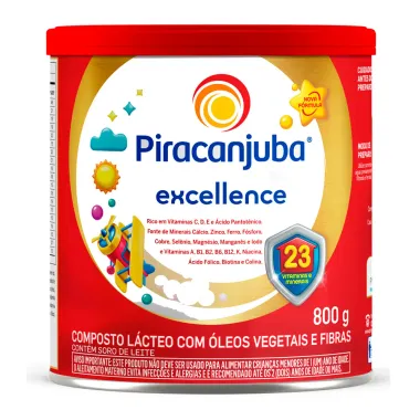 Composto Lácteo Piracanjuba Excellence Lata 800g