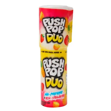 Pirulito Push Pop Duo Sabores Sortidos 15g