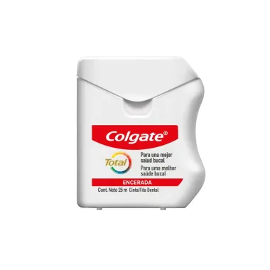 Fita Dental Colgate Total Encerada 25m