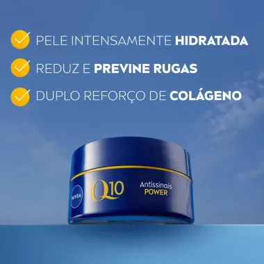 Creme Facial Nivea Antissinais Q10 Power Noite 49g