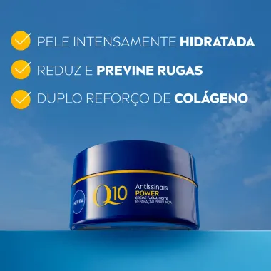 Creme Facial Nivea Antissinais Q10 Power Noite 49g
