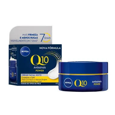 Creme Facial Nivea Antissinais Q10 Power Noite 49g