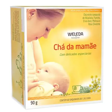 Chá Weleda Misto da Mamãe com 60 Sachês de 1,5g cada