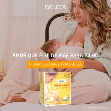 Ch&aacute; Weleda Misto da Mam&atilde;e com 60 Sach&ecirc;s de 1,5g cada
