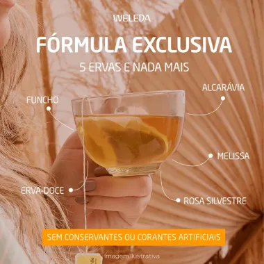 Ch&aacute; Weleda Misto da Mam&atilde;e com 60 Sach&ecirc;s de 1,5g cada