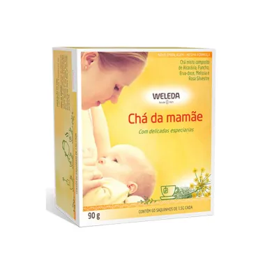 Ch&aacute; Weleda Misto da Mam&atilde;e com 60 Sach&ecirc;s de 1,5g cada