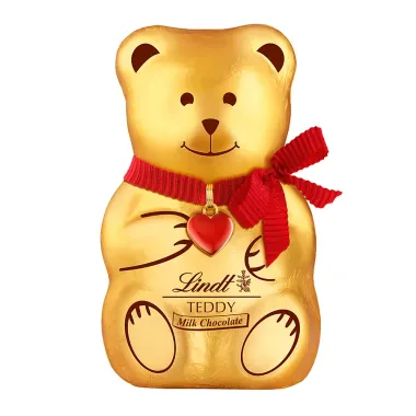 Chocolate Lindt Suíça Teddy ao Leite 100g