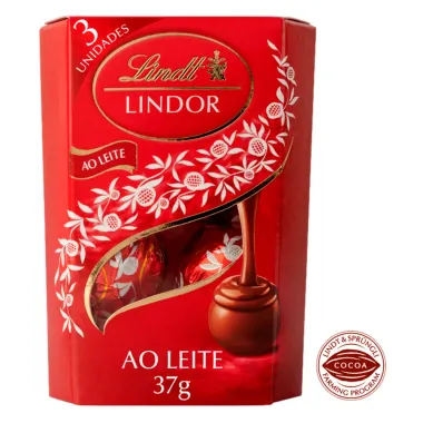 CHOC LIND CORNET AO LEITE 37G