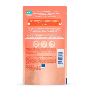 Sabonete Líquido de Glicerina Johnson's Baby Refil 380ml