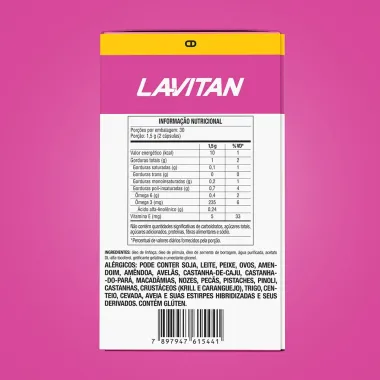 Lavitan Prímula Femme com 60 Cápsulas