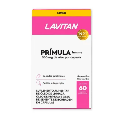 Lavitan Prímula Femme com 60 Cápsulas