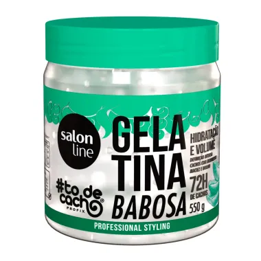 Gelatina Salon Line To de Cacho Babosa Hidrata&ccedil;&atilde;o e Volume 550g