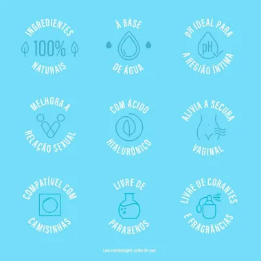 Gel Lubrificante &Iacute;ntimo Jontex Naturals Extra Hidrata&ccedil;&atilde;o 100% Natural &Aacute;cido Hialur&ocirc;nico 100g