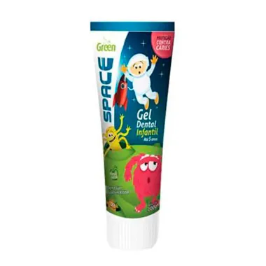 Gel Dental Infantil Green Space Sem Flúor 100g