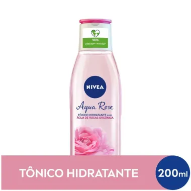 T&ocirc;nico Hidratante Facial Nivea Aqua Rose 200ml