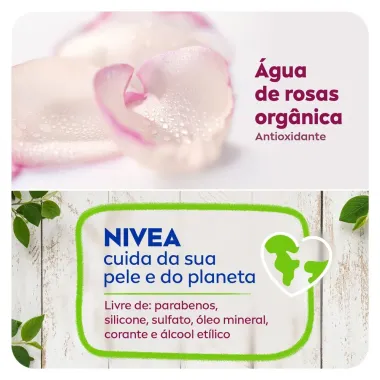 T&ocirc;nico Hidratante Facial Nivea Aqua Rose 200ml