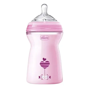 Mamadeira Chicco Step Up Fluxo Rápido Rosa 330ml