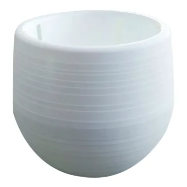 Vaso Terral Bigball Branco para Jardim