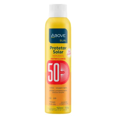 Protetor Solar Above Sun Aerosol FPS 50 150ml Frasco