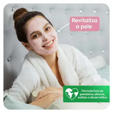 Sabonete, Esfoliante e M&aacute;scara Facial Nivea Aqua Rose 3 em 1 150ml