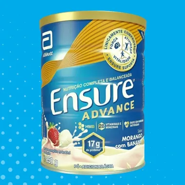 Ensure Advance Morango com Banana 850g